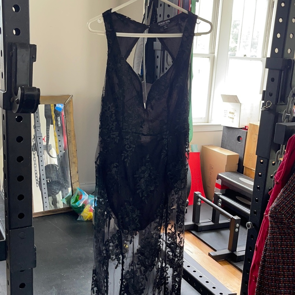 Dress with built in bodysuit